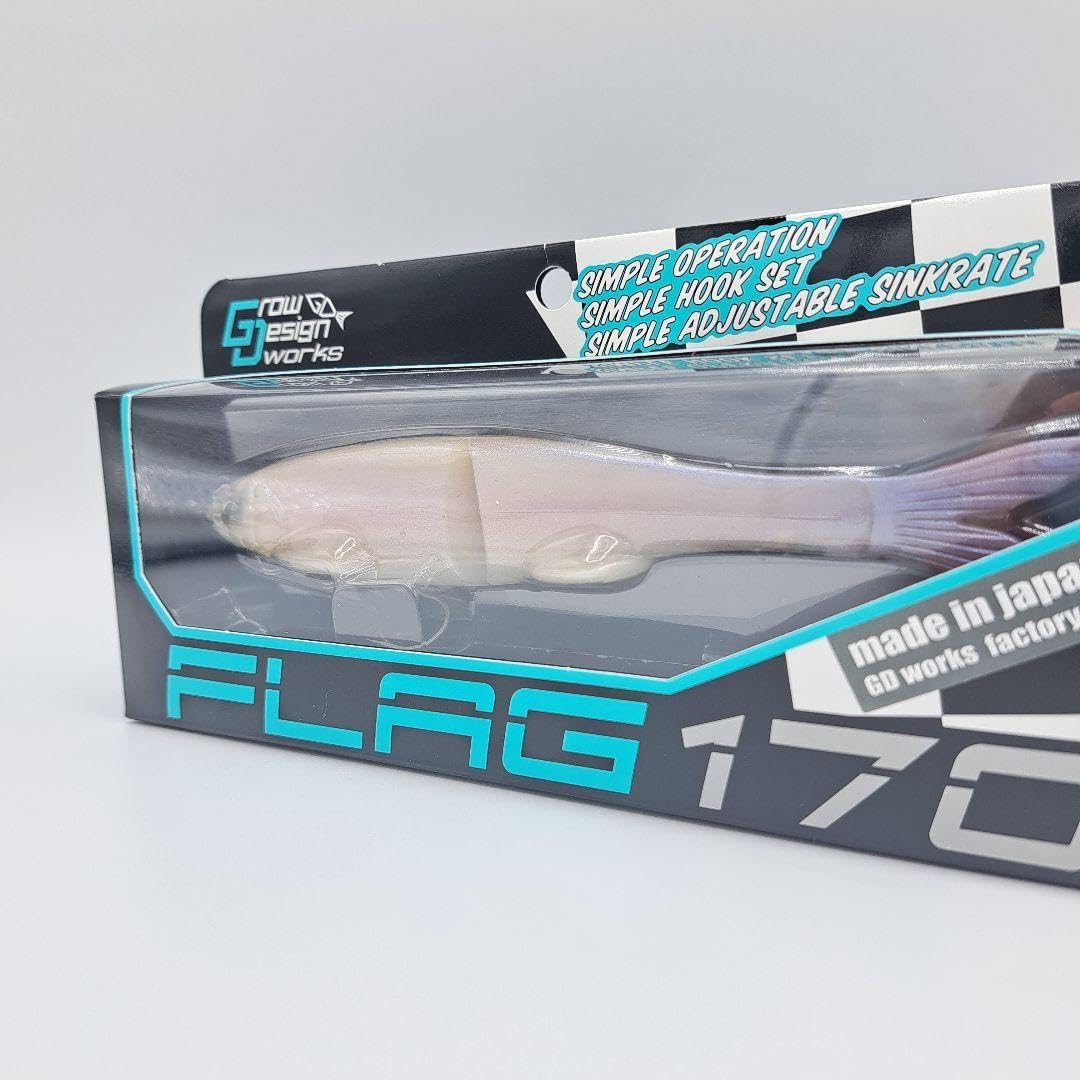 ルアー　グローデザインワークス　FLAG170　#102　夜中のワカサギ ルアー グローデザインワークス FLAG170#102 夜中のワカサギ